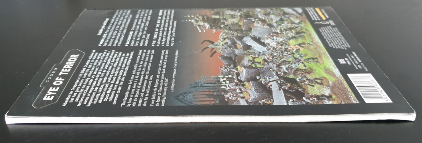 Warhammer 40K 3rd Edition Codex Eye of Terror (paperback, 2003)