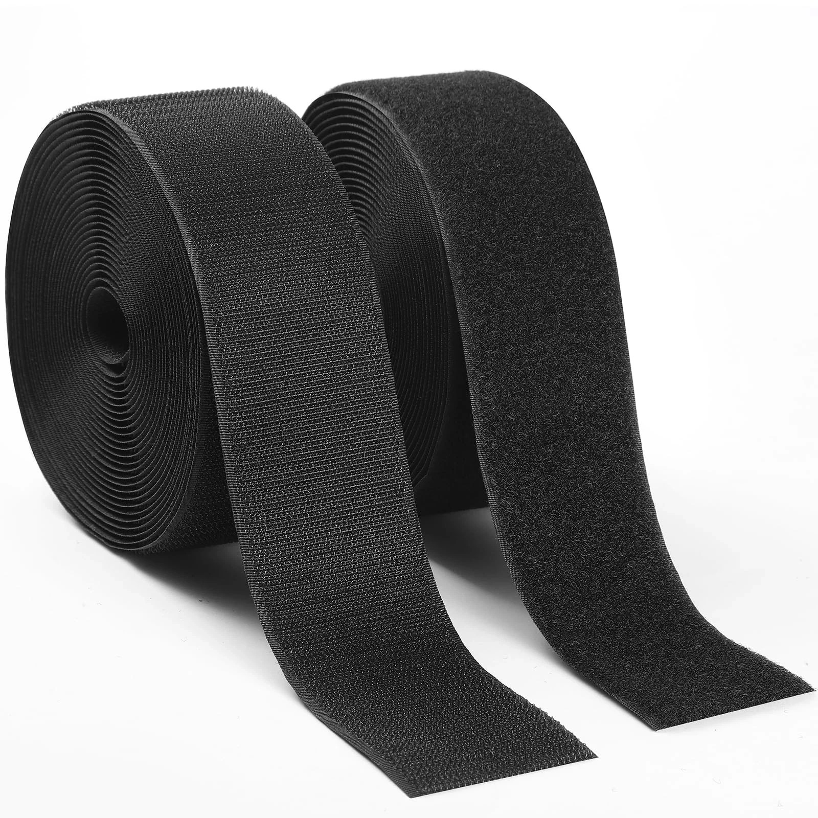 2in x 20ft | Sew On Hook and Loop Strips for Fabric | Non-Adhesive Hook & Loop