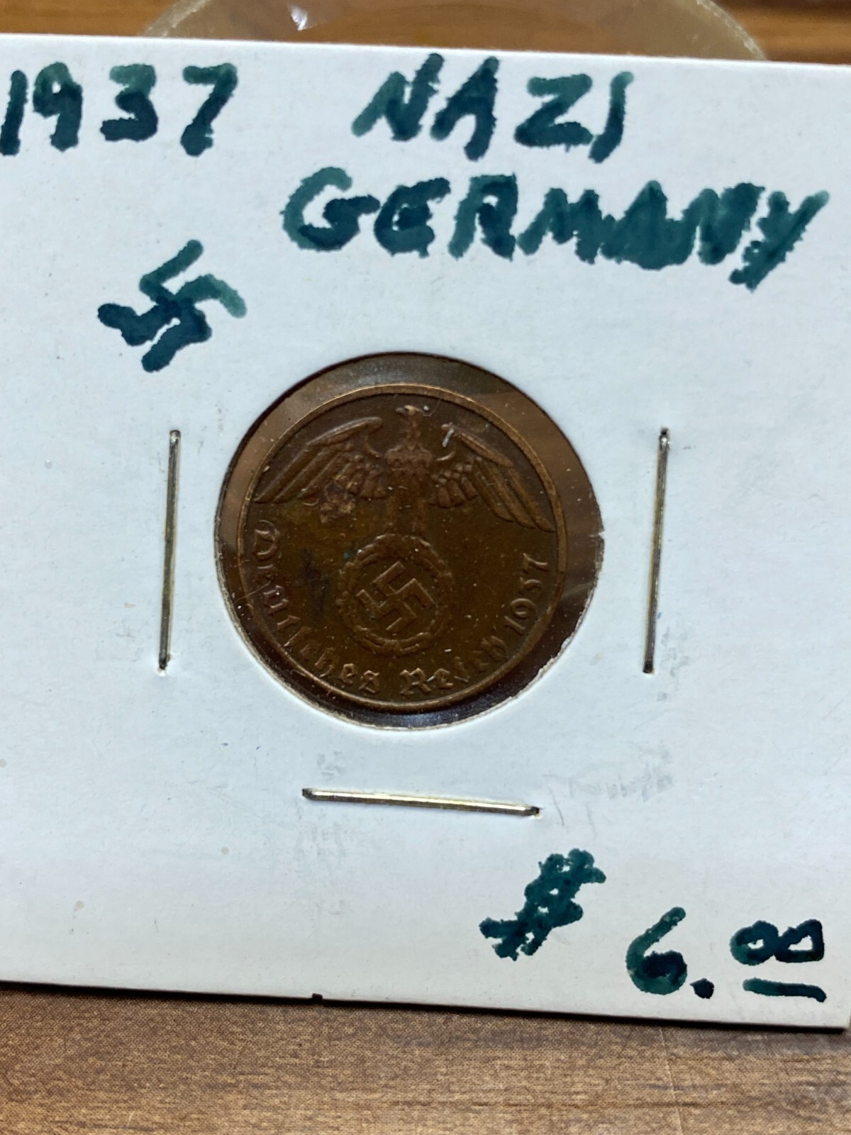 STORAGE UNIT FIND 1937 Nazi Germany 1  REICHSPFENNIG Coin