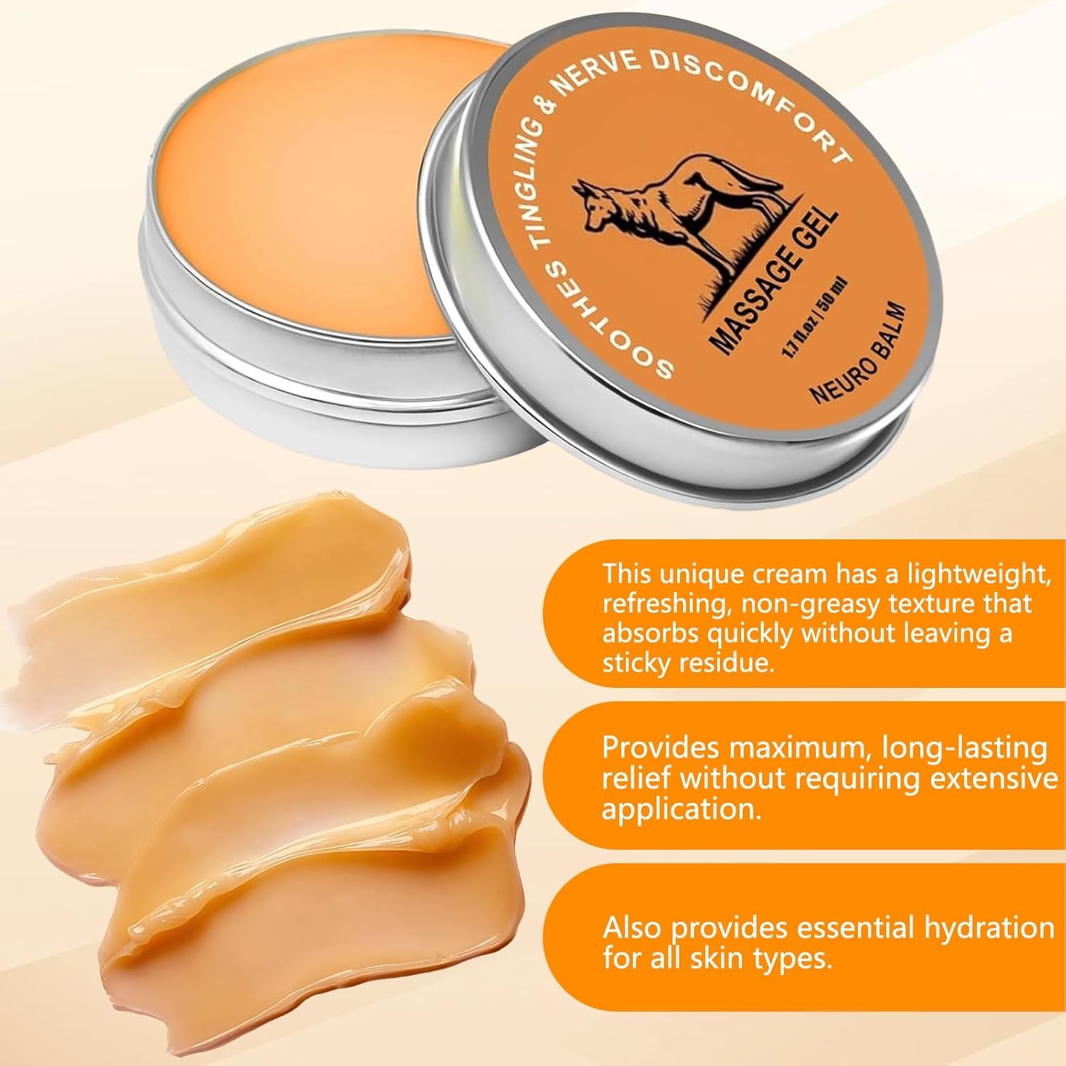 Therawolf Neuro Balm, Joint Care Soothing Cream, Herbal Cooling Soothing Cream