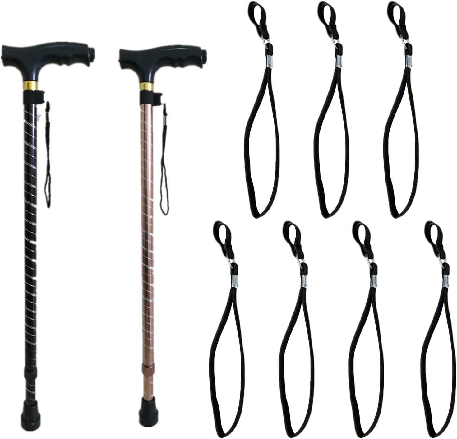20 Pcs Cane Wrist Strap, Cane Accessories Replacement Stretchable Elastic Wrist