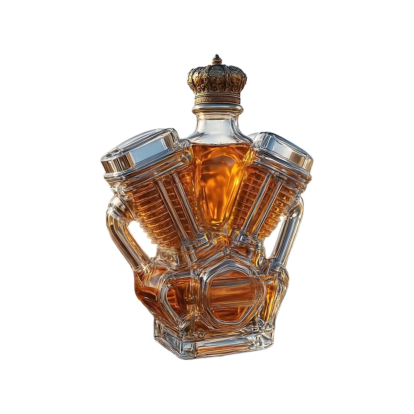 Unique Charm Engine Wine Bottle Whisky Decanter Good Gift For Men Collection