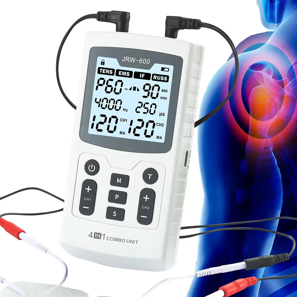 4 In 1 Electric Muscle Stimulator Interferential High-Frequency Physiotherapy De