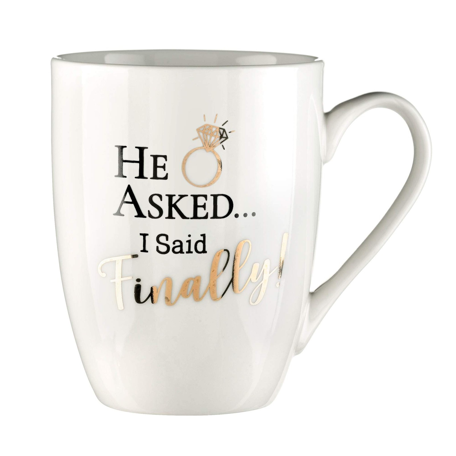 Lillian Rose can announce her engagement show off Metal Black 25 inch 12 Oz Cute