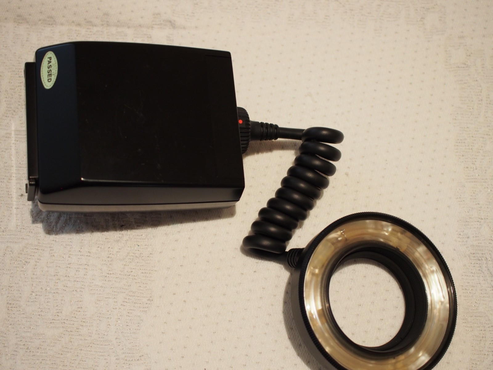 Olympus rare ring flash and power head for OM