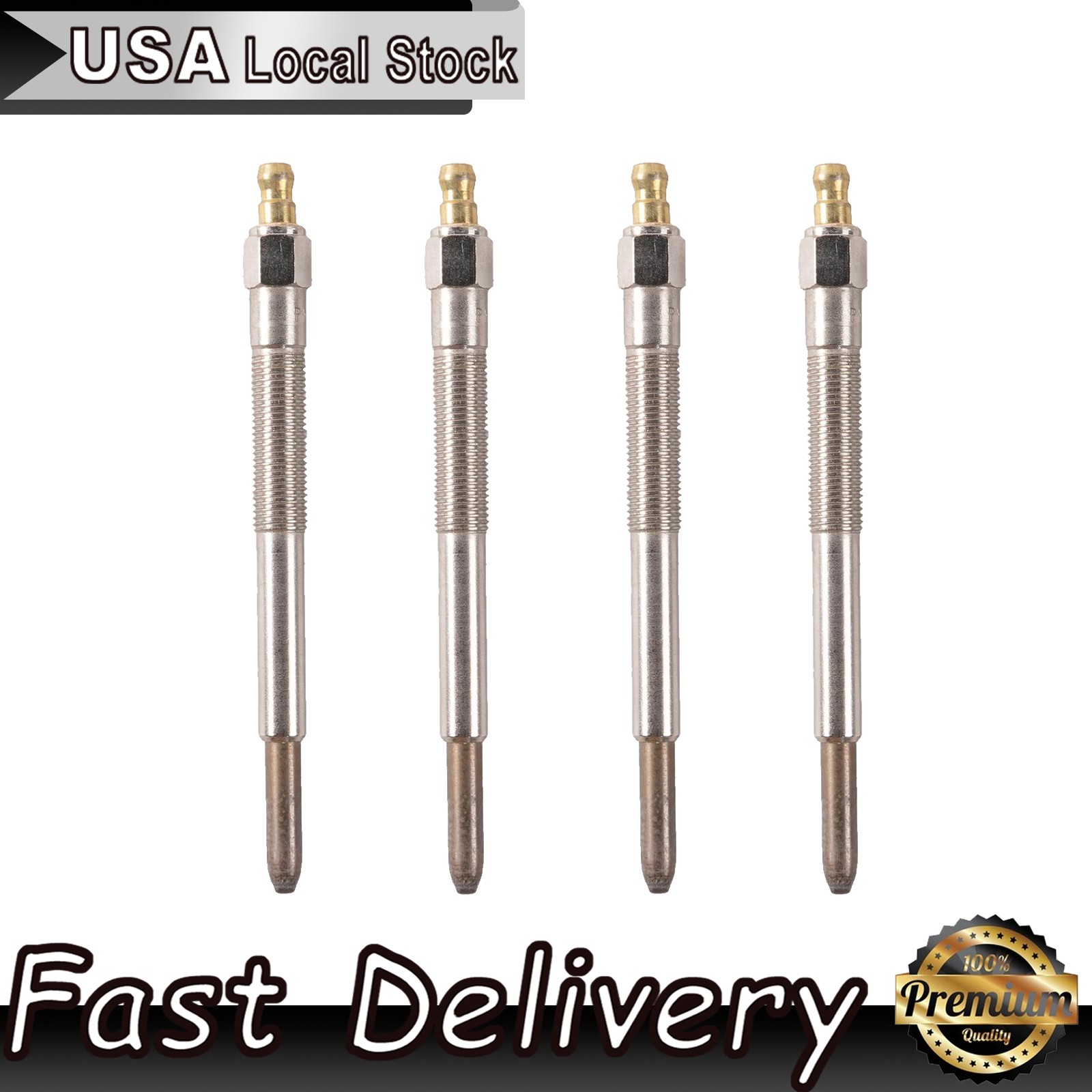 4pcs  Engine Glow Plug 1P-7324 4S7824 7M1634 9H4577 For CAT 24V 3S9624X PK-98