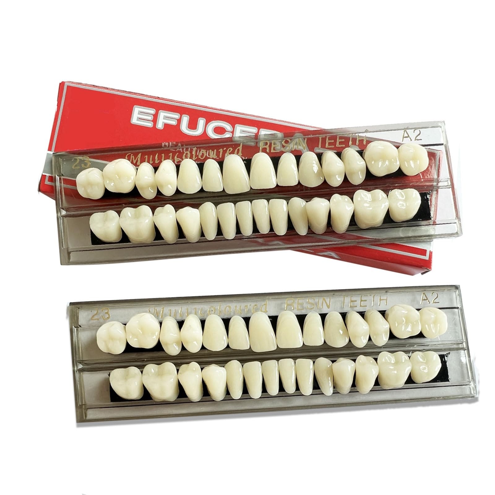 56 Pieces False Teeth Acrylic Resin Denture Tooth, Tooth 23 A2