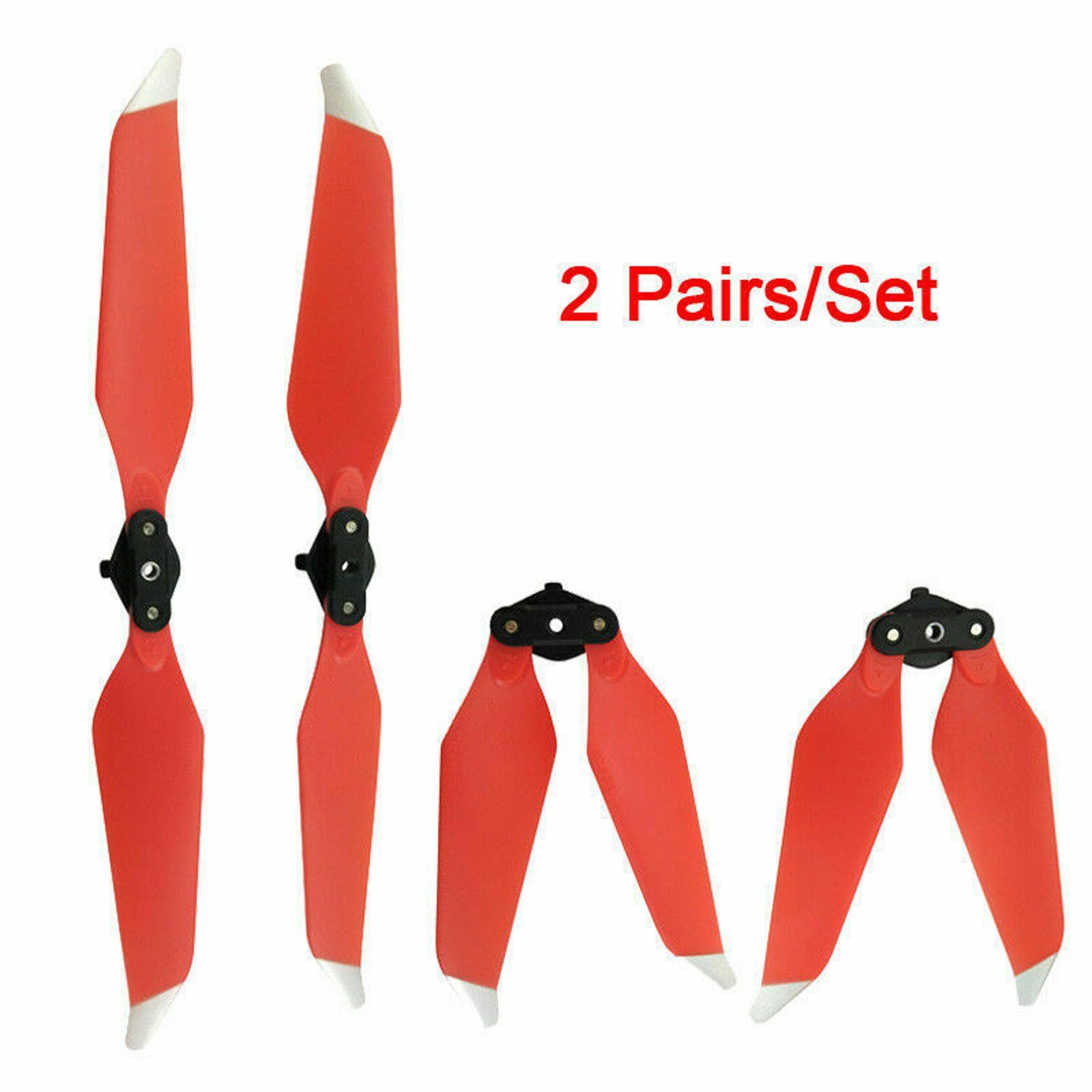 Low-Noise Quick-Release Red Propellers 8331F Props For DJI Mavic PRO Platinum D