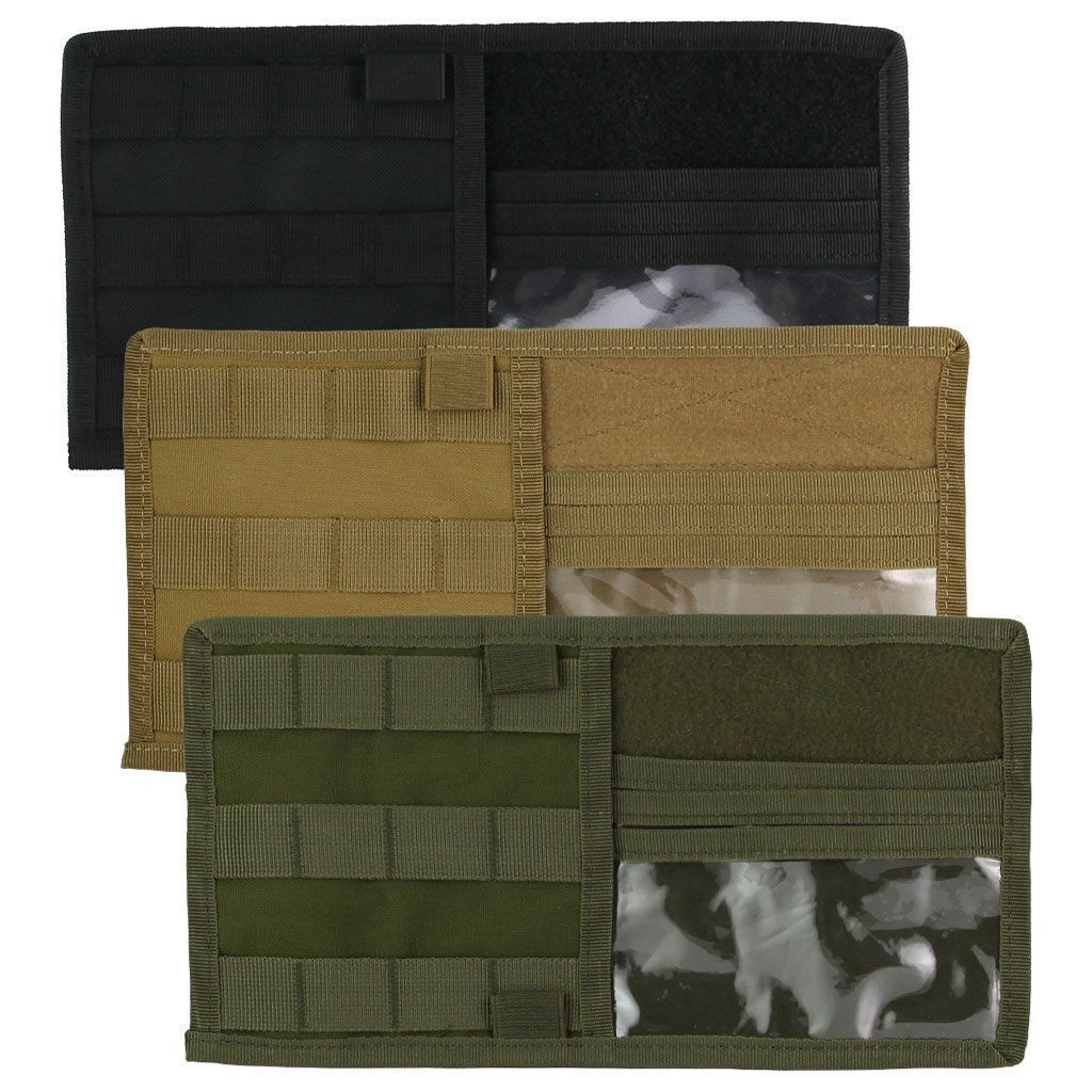 Black Tactical Molle Vehicle Visor Panel Car Sun Visor Truck Organizer Pouch Bag