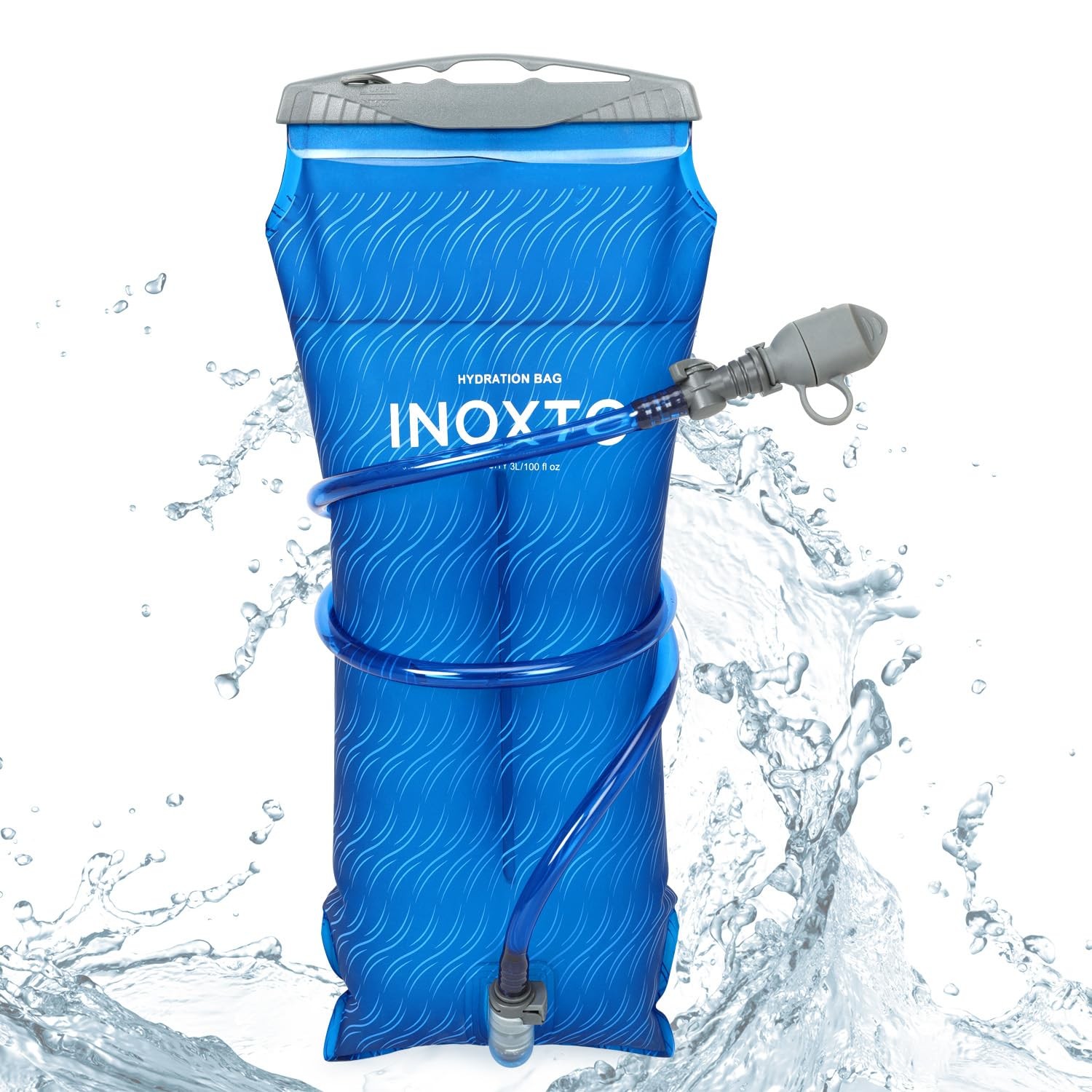 INOXTO 1.5L/2L Hydration Bladder, Water Bladder with Water Reservoir Hose Ins...