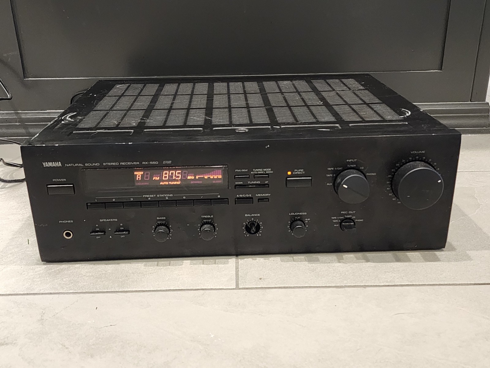 Yamaha RX-550 Stereo Receiver Made in JAPAN