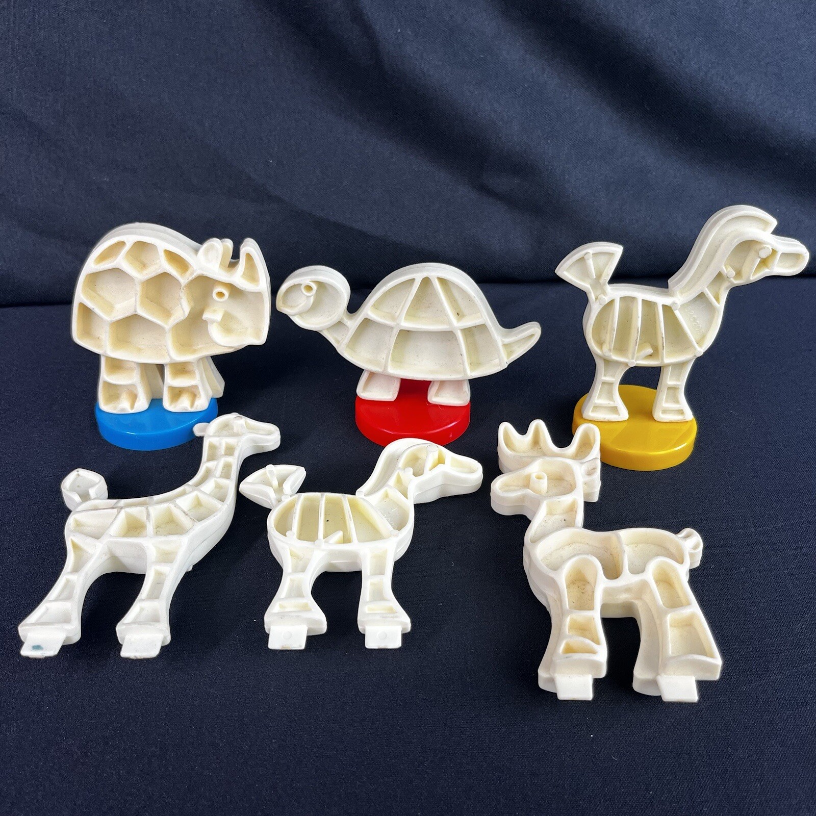 Vintage Play-Doh Zoo Set Replacement Piece 6 Animals
