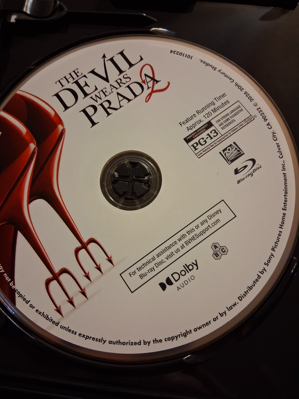 The Devil Wears Prada 2 (Blu-ray only 2026) SHIPS IN GENERIC CASE