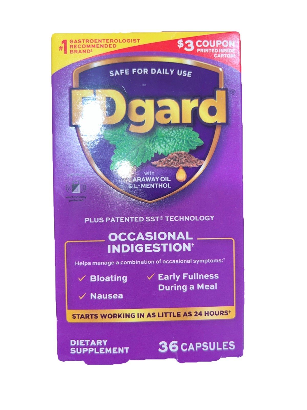 FDgard for Functional Dyspepsia 36 Capsules ~EXP 02/2027