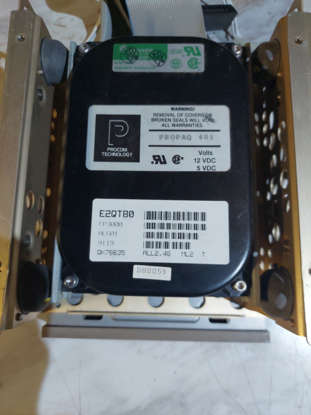 Compaq Portable ll Half Height 5.2 Floppy Drive & Propaq 401 Procom HDD