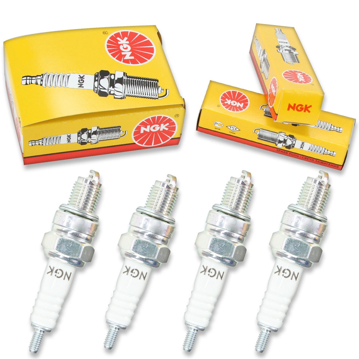 4pcs Lifan LF125ST-2 NGK Standard Spark Plugs 125 Kit Set Engine sk