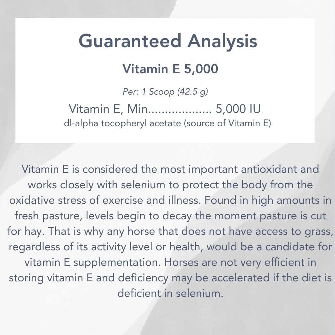 Vitamin E 5,000 (7.5lb) Pelleted E for Horses… 80