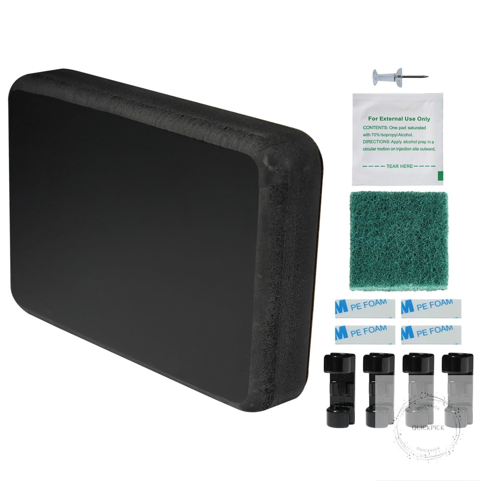 Transducer Mounting Plate, Marine-Grade Mounting Board (6.5"x4.75"x0.87")
