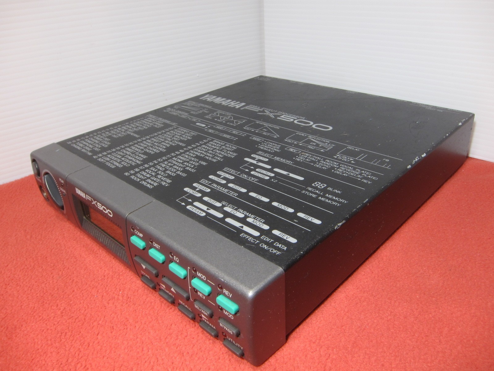 Yamaha FX500 Multi Effects Processor Guitar Effect w/ AC Adapter / Fast Shipping