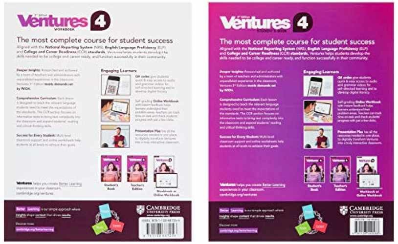 Ventures Level 4 Value - Paperback, by Bitterlin Gretchen; Johnson - Very Good