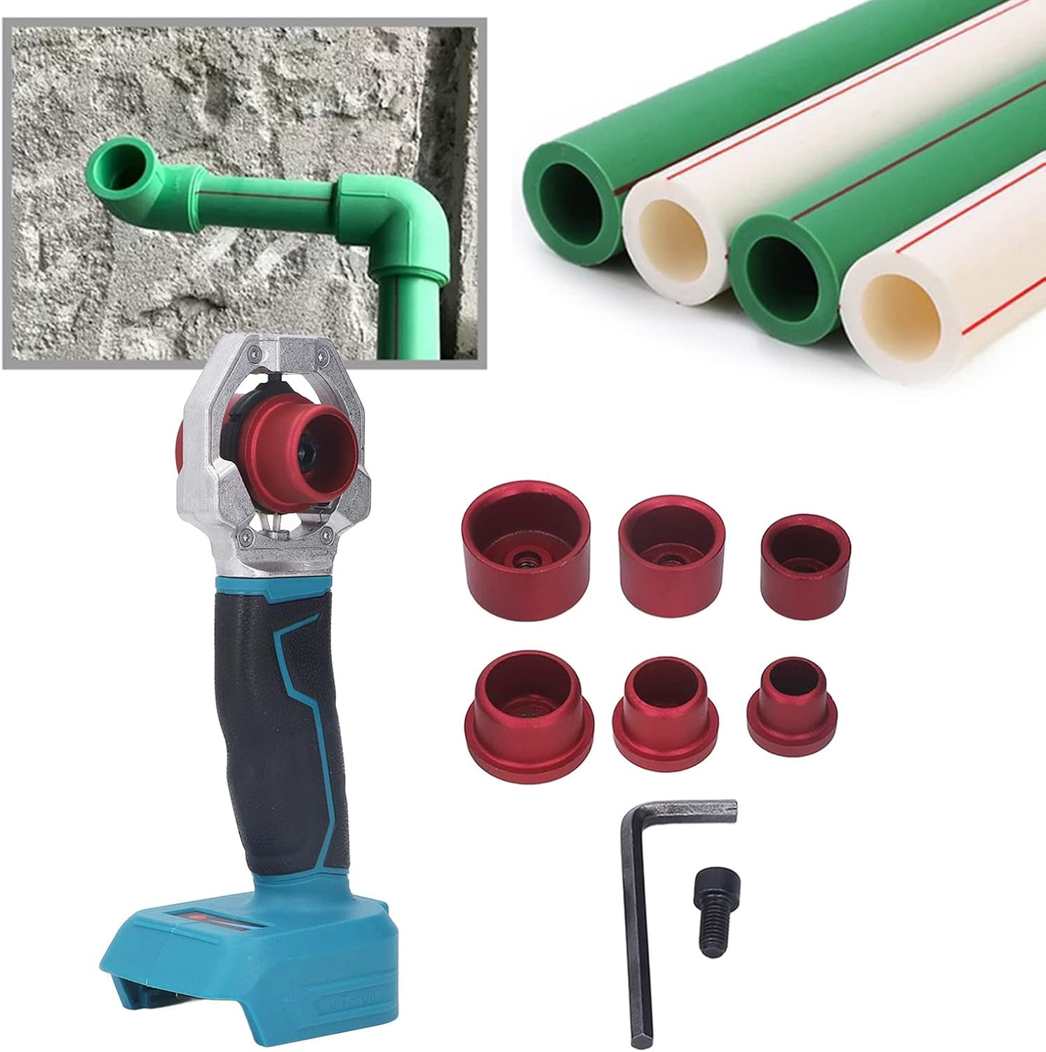 Plastic Water Pipe Welder, Cordless Handheld Socket Fusions Welder Kit, Recharge