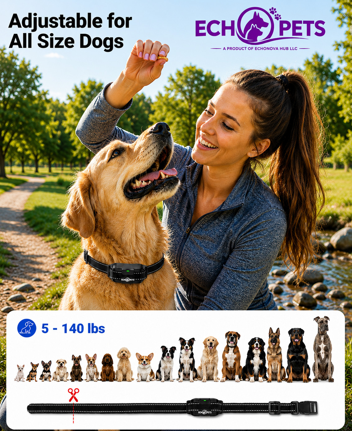 P325 2000FT Anti Bark with Remote Control Waterproof Dog Training E- Collar