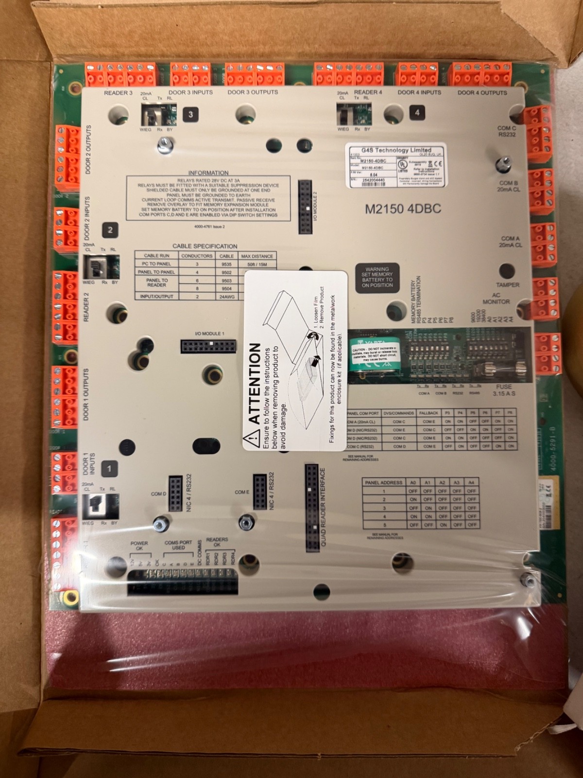(2) AMAG M2150-4DBC symmetry controller