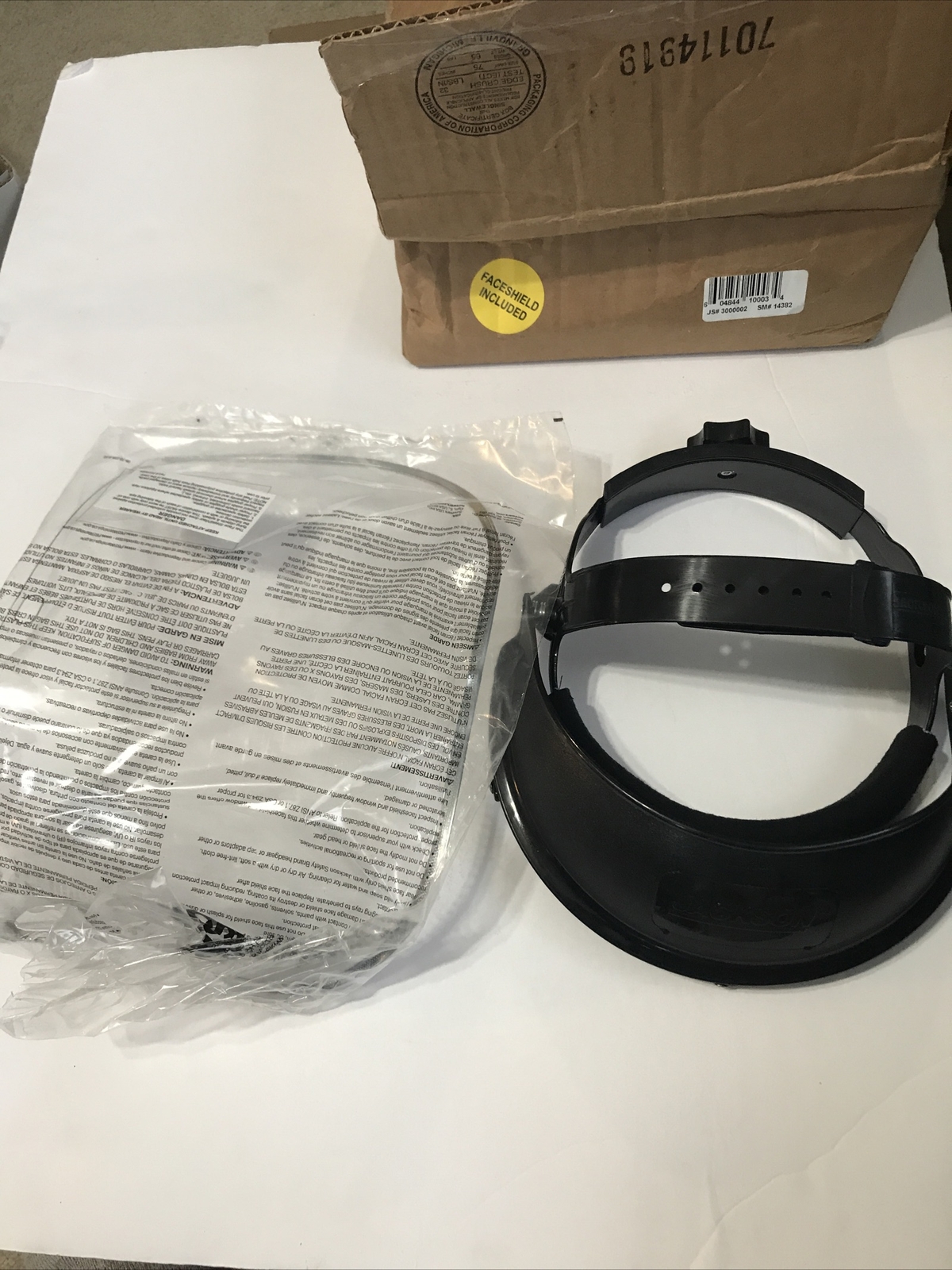 Jackson Model K Headgear with Clear Face Shield 14382. Rb