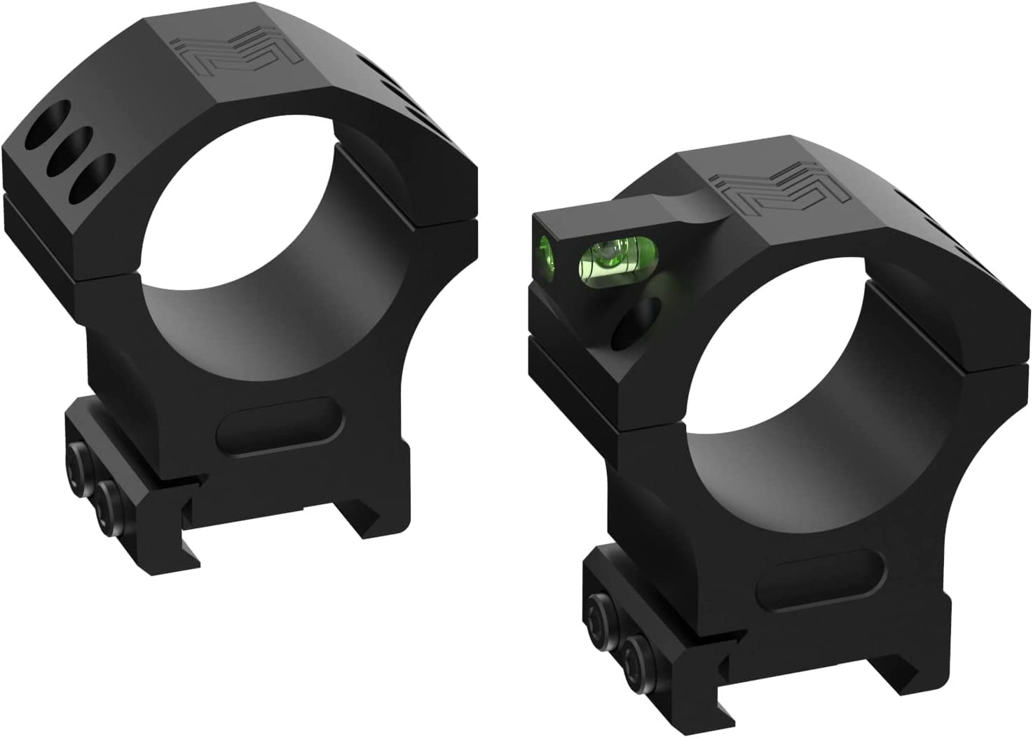 Precision Scope Rings with Integrated Level Bubble | 34 Mm Diameter