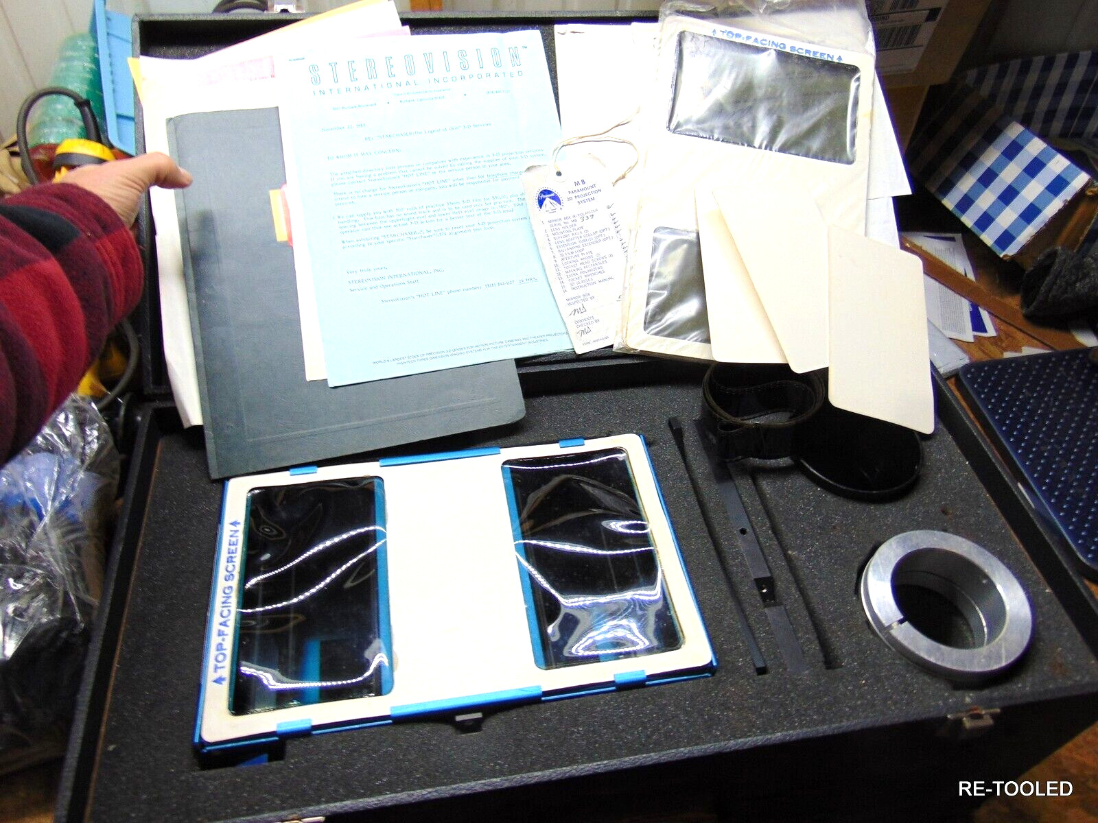 Vintage Paramount Pictures 3-D Movie Theater Projection System in Box w/Manuals