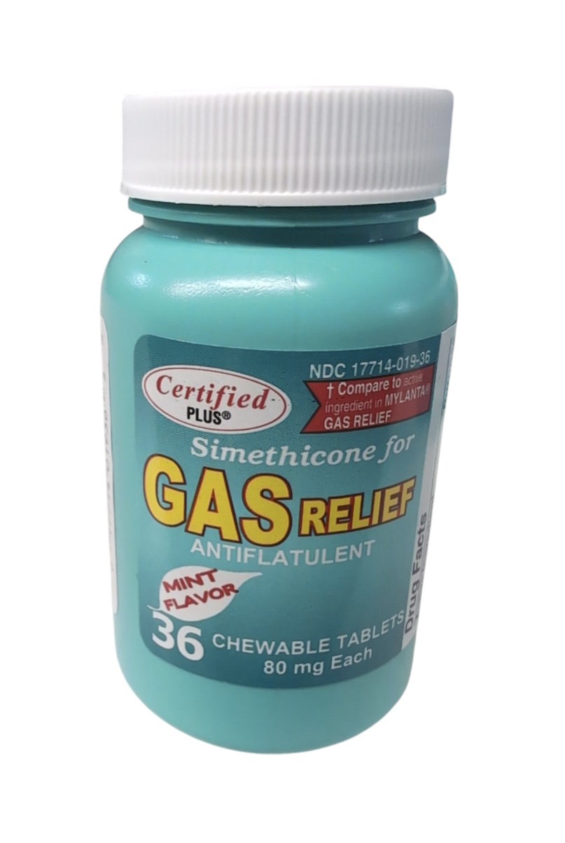 Compares To Mylanta Gas Chewable Tablets 36 Count Pocket Pack Arctic Mint 6/27