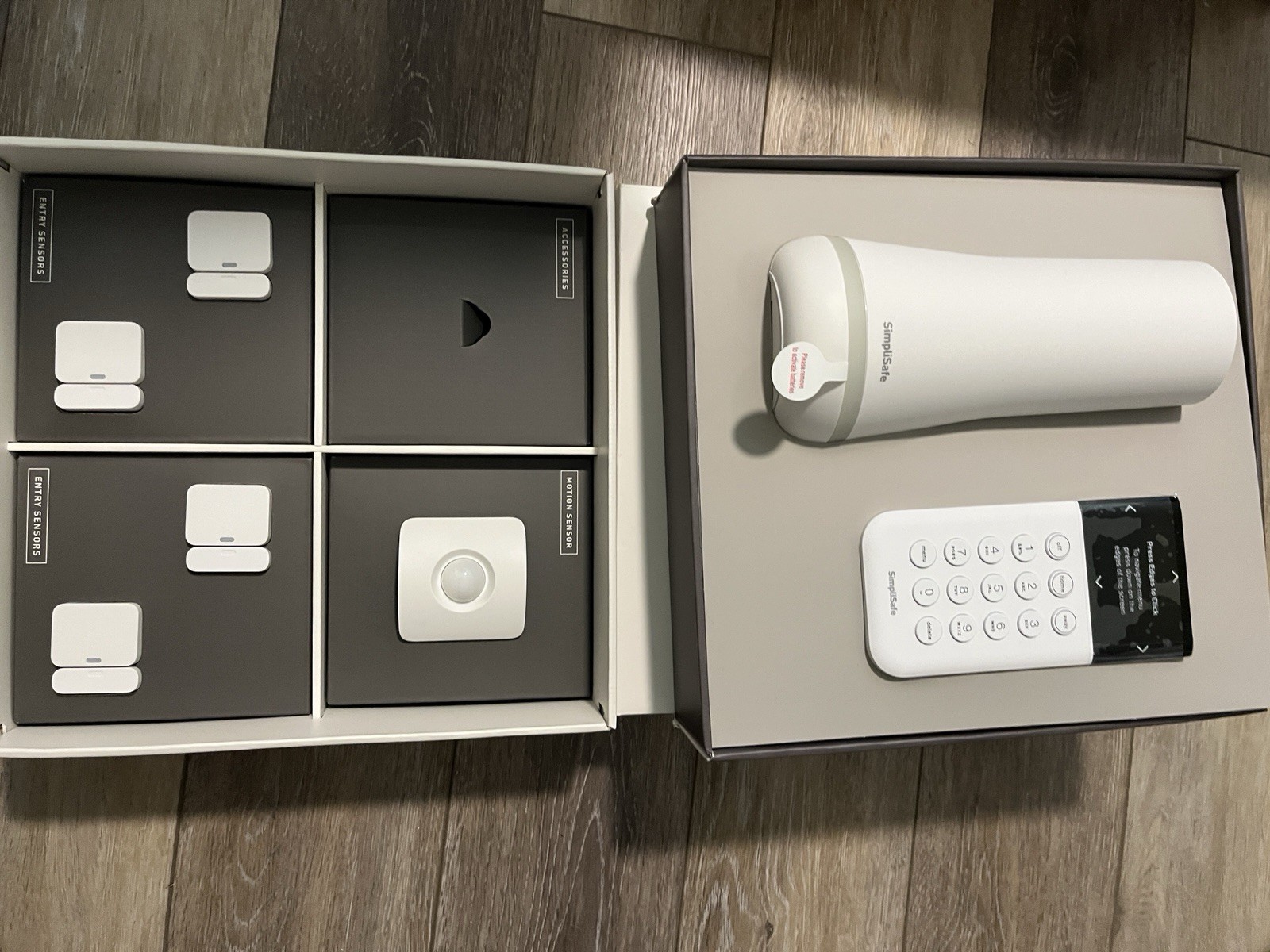 SimpliSafe The Protect Home Security System Kit Base, Keypad, Entry & Motion