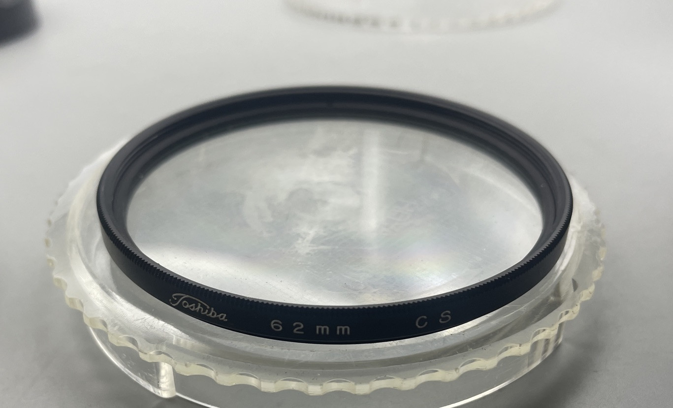 Toshiba 62mm CS Lens Filter Made in Japan