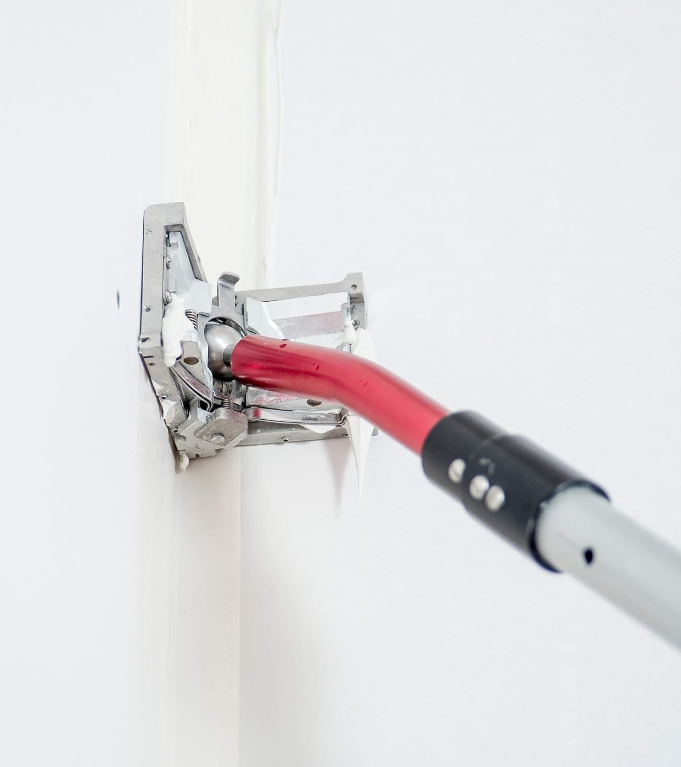 Pro-Grade Corner Finisher with Extendable Handle, 31"-50", Anodized Aluminum
