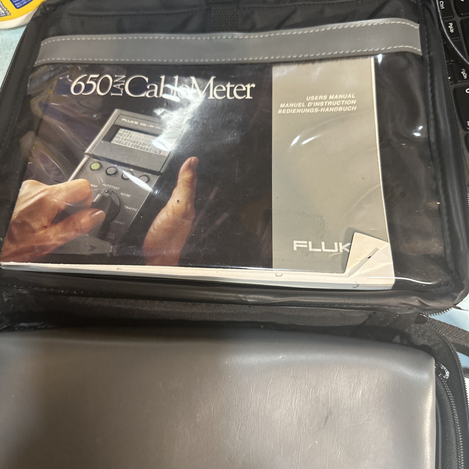 Fluke 650 & 650R LAN Cable Meter W/ Case, Remote & Manual