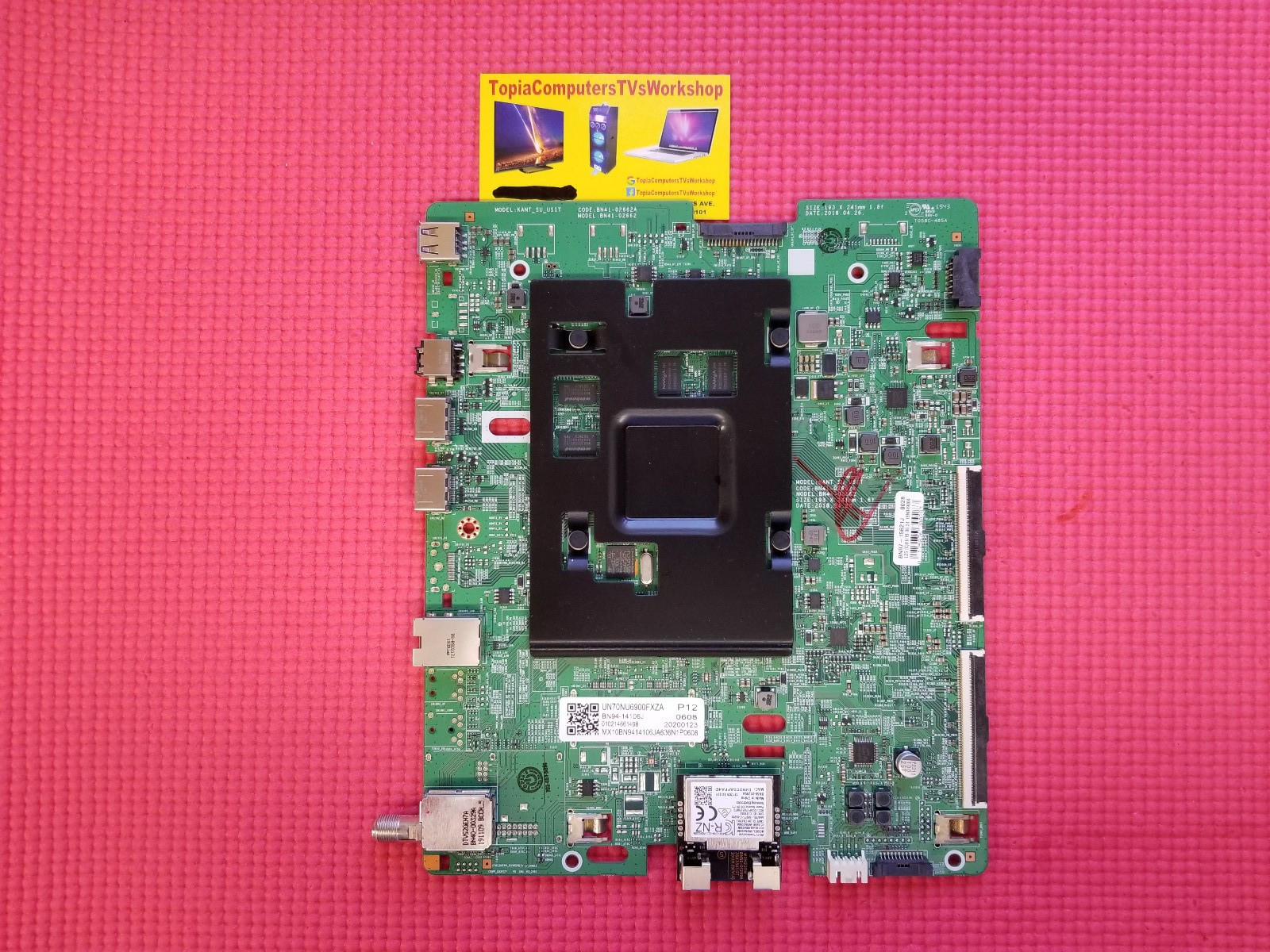 SAMSUNG UN70NU6900F MAIN BOARD VERSION # YA02 BN94-14106C BN97-15621E