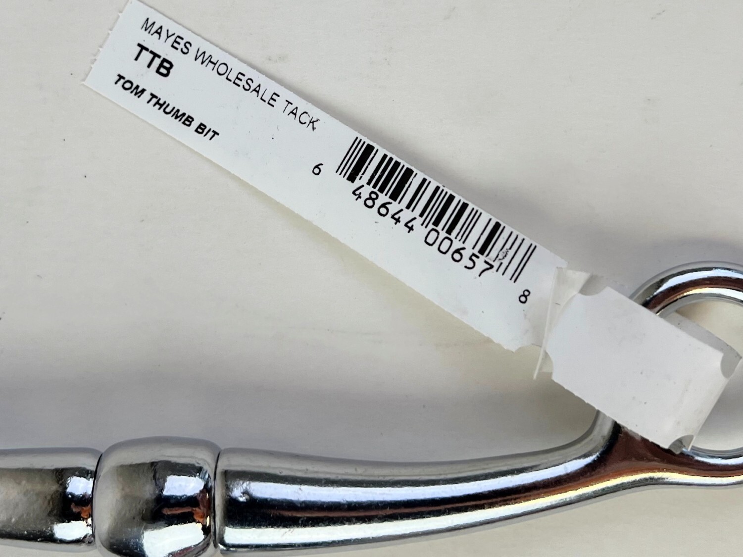 Tom Thumb Snaffle Bit 5" Mouth Nickel Plated New