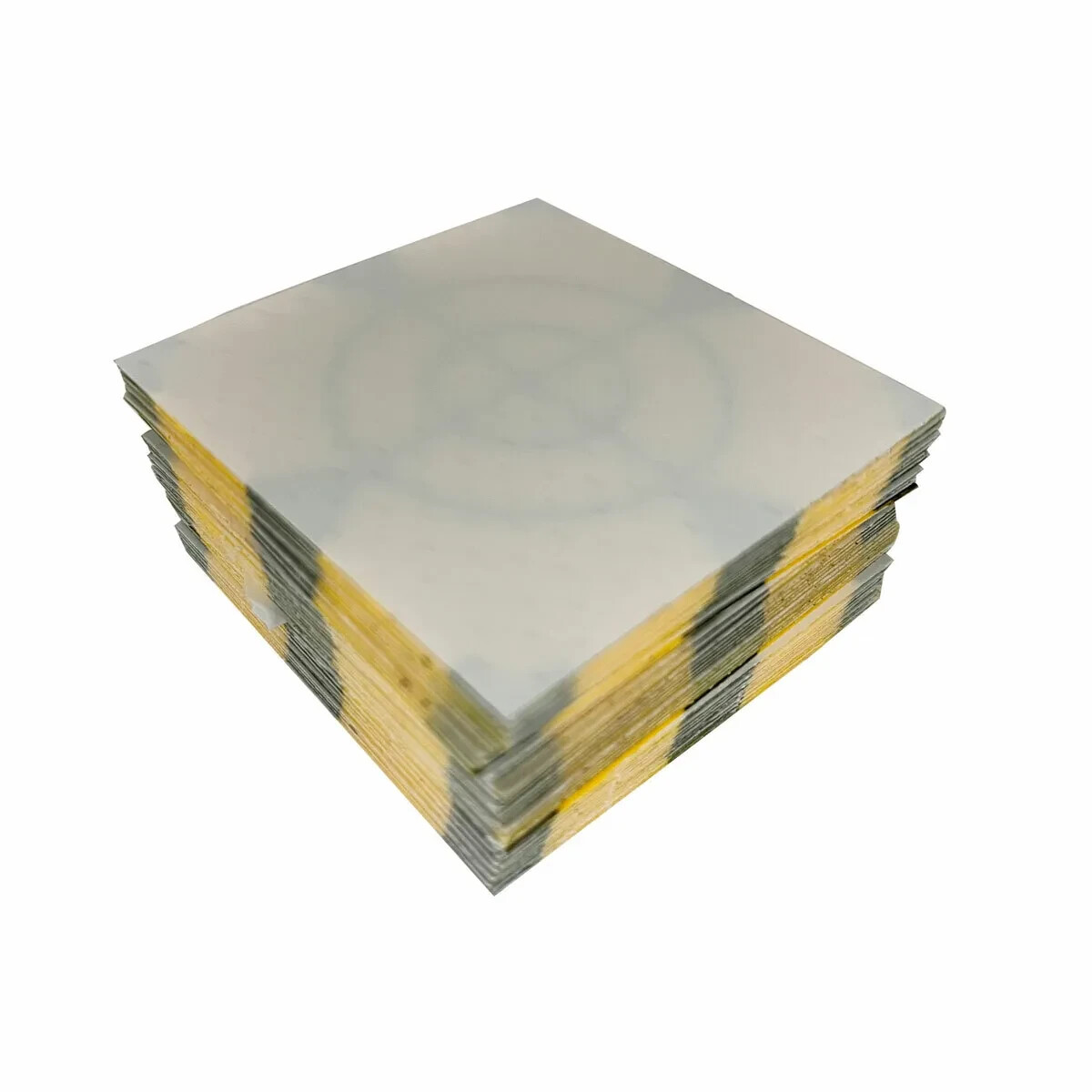 100 PCS REFLECTOR SHEET 60X60MM REFLECTIVE TAPE TARGET (YELLOW )