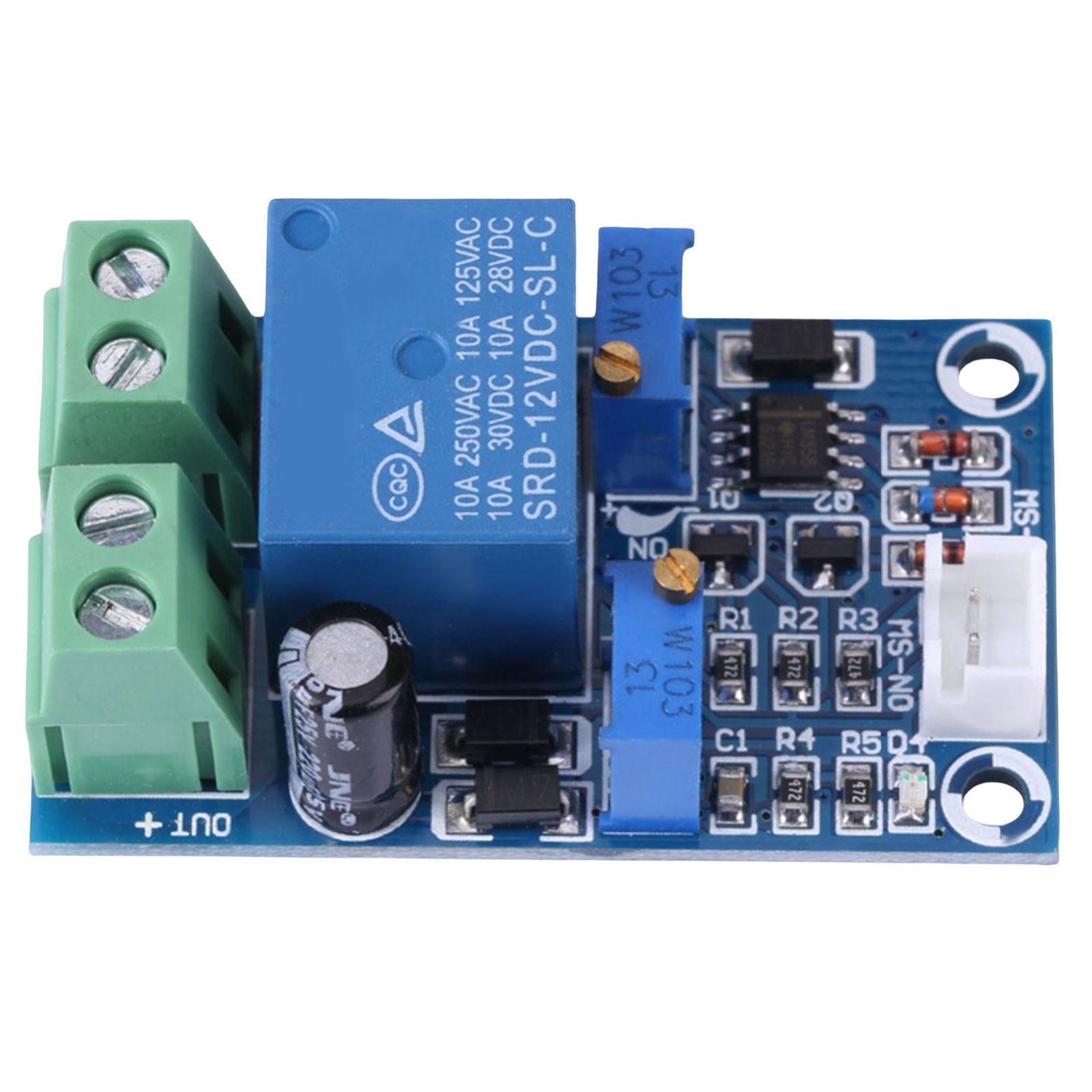 Undervoltage Protection Module 12V Switch On Voltage Module for Relay Module