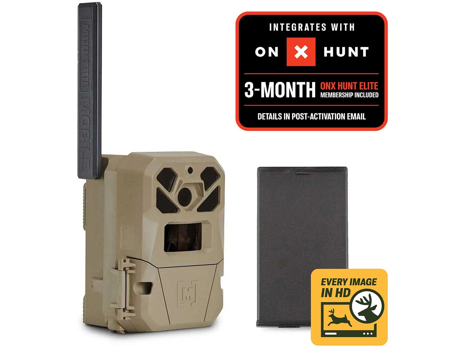 Moultrie Edge 2 Pro Cellular Trail Camera with Power Mag II Lithium Battery