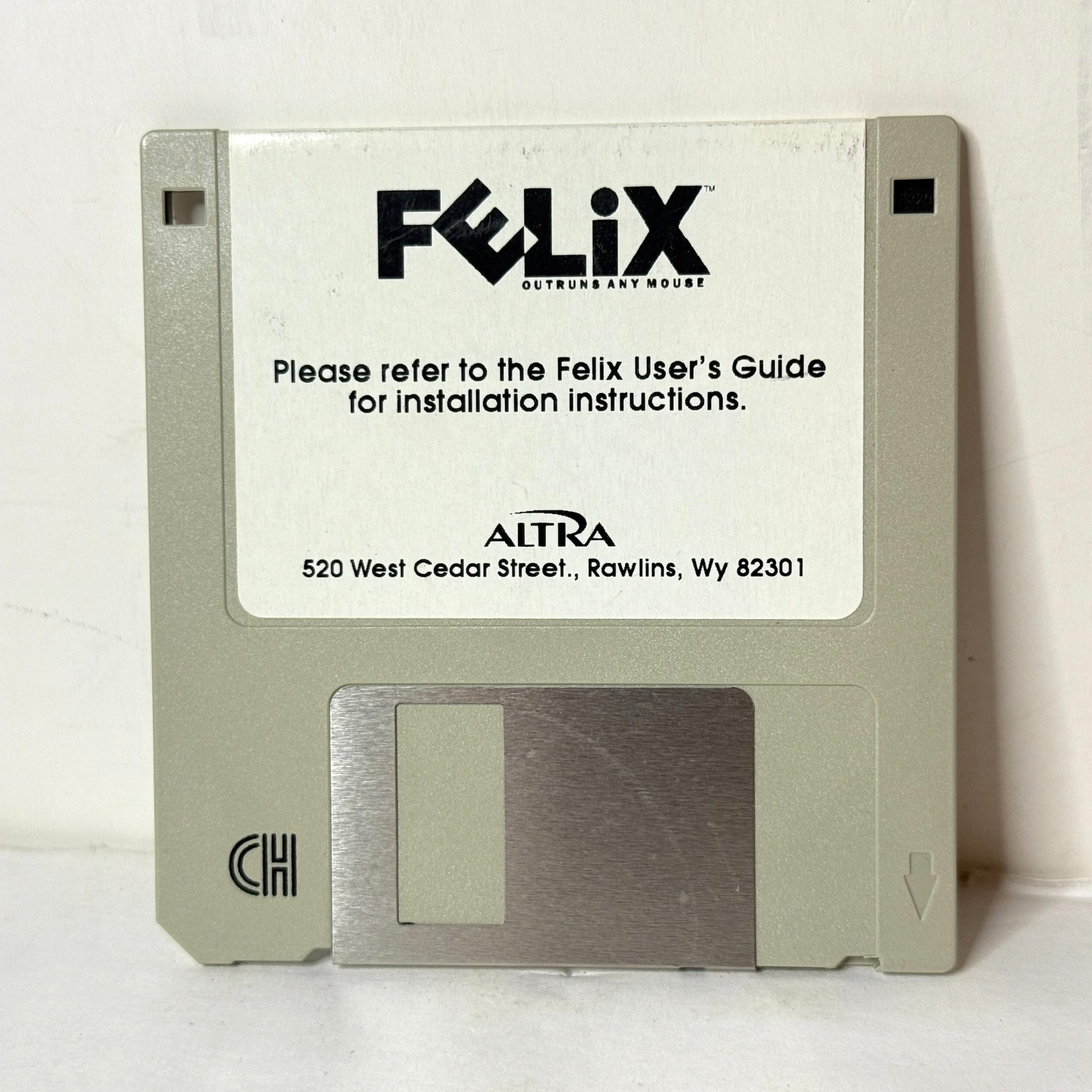 Felix Outruns Any Mouse Altra Software 3.5" Floppy Software *B2G1*