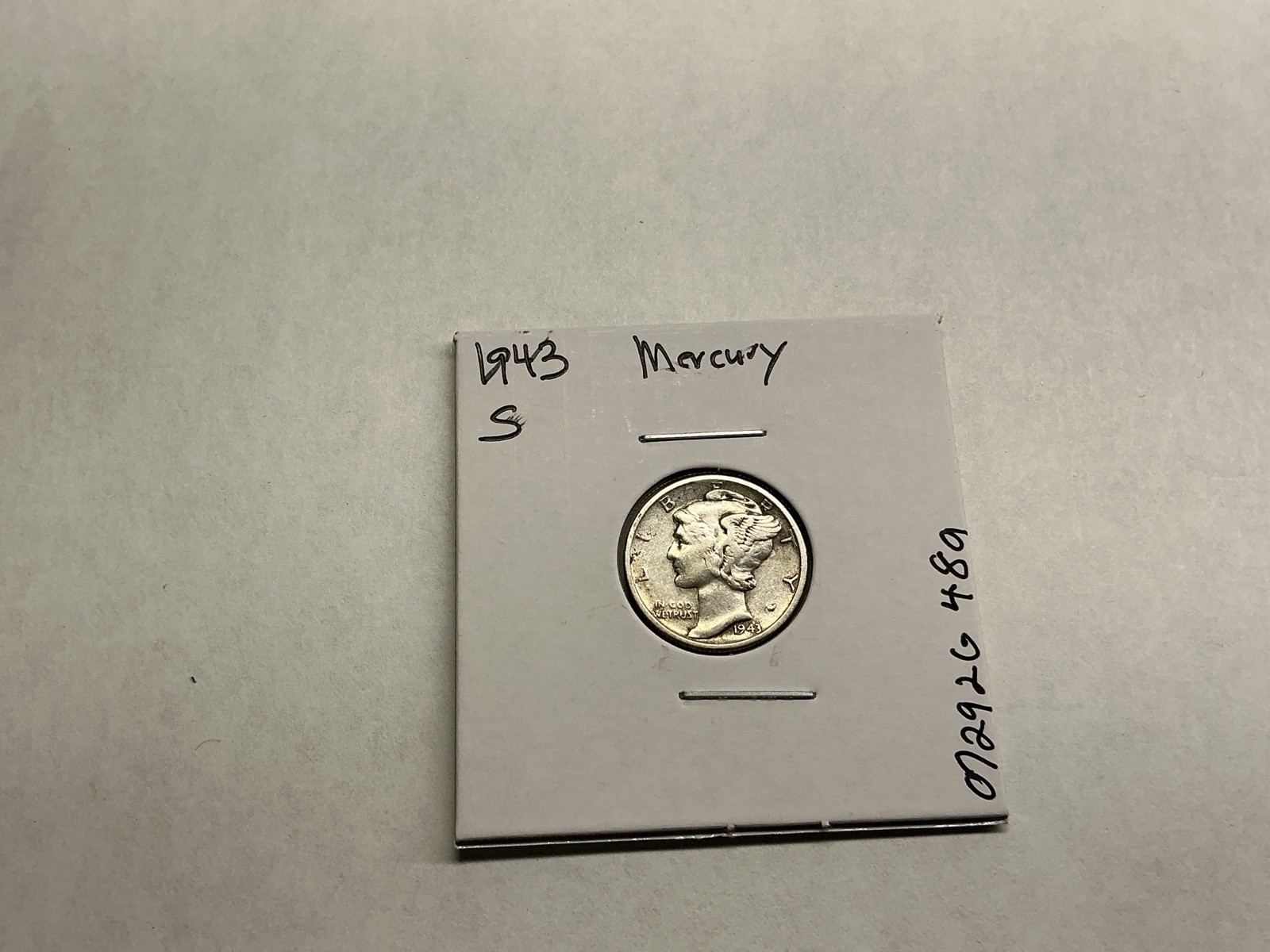 1943-S Mercury 90% Silver Dime from San Francisco Mint 072926 48a