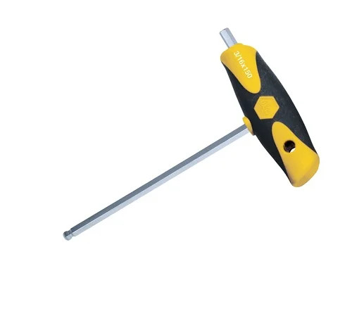 Wiha 54007 Soft Grip Dual Drive Hex T-Handle 3/32"