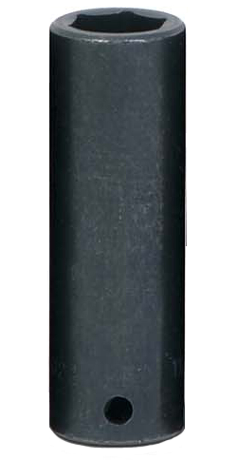 19mm 6Pt Impact Deep 3/8"Drive Supertorque Black Industrial USA Socket 12M-619