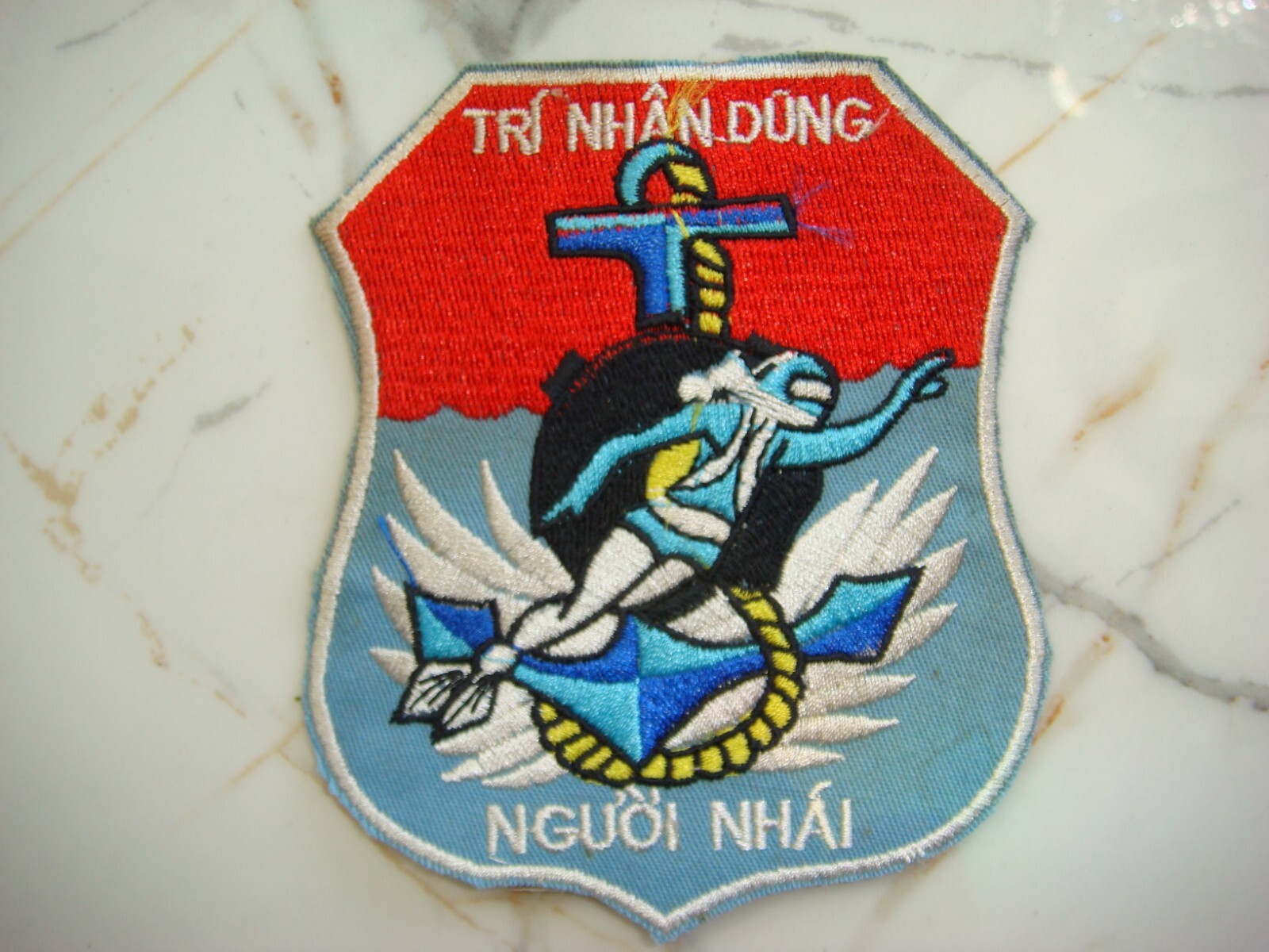 ARVN NAVY FROGMAN "NGUOINHAI'',  VIETNAM WAR PATCH