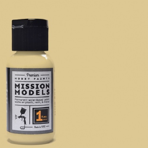 Mission Models Paint - British Sand Yellow Modern AFV (1oz. Bottle) - MMP039