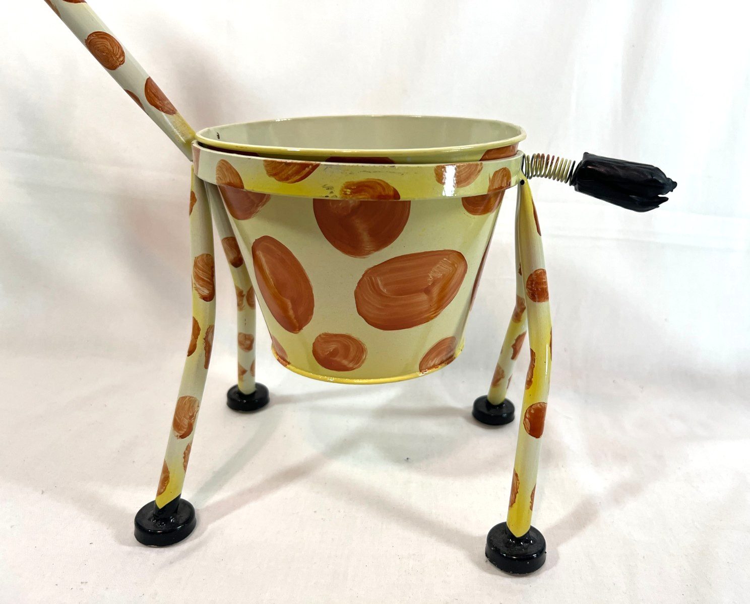 Decorative Giraffe 18" Metal Planter