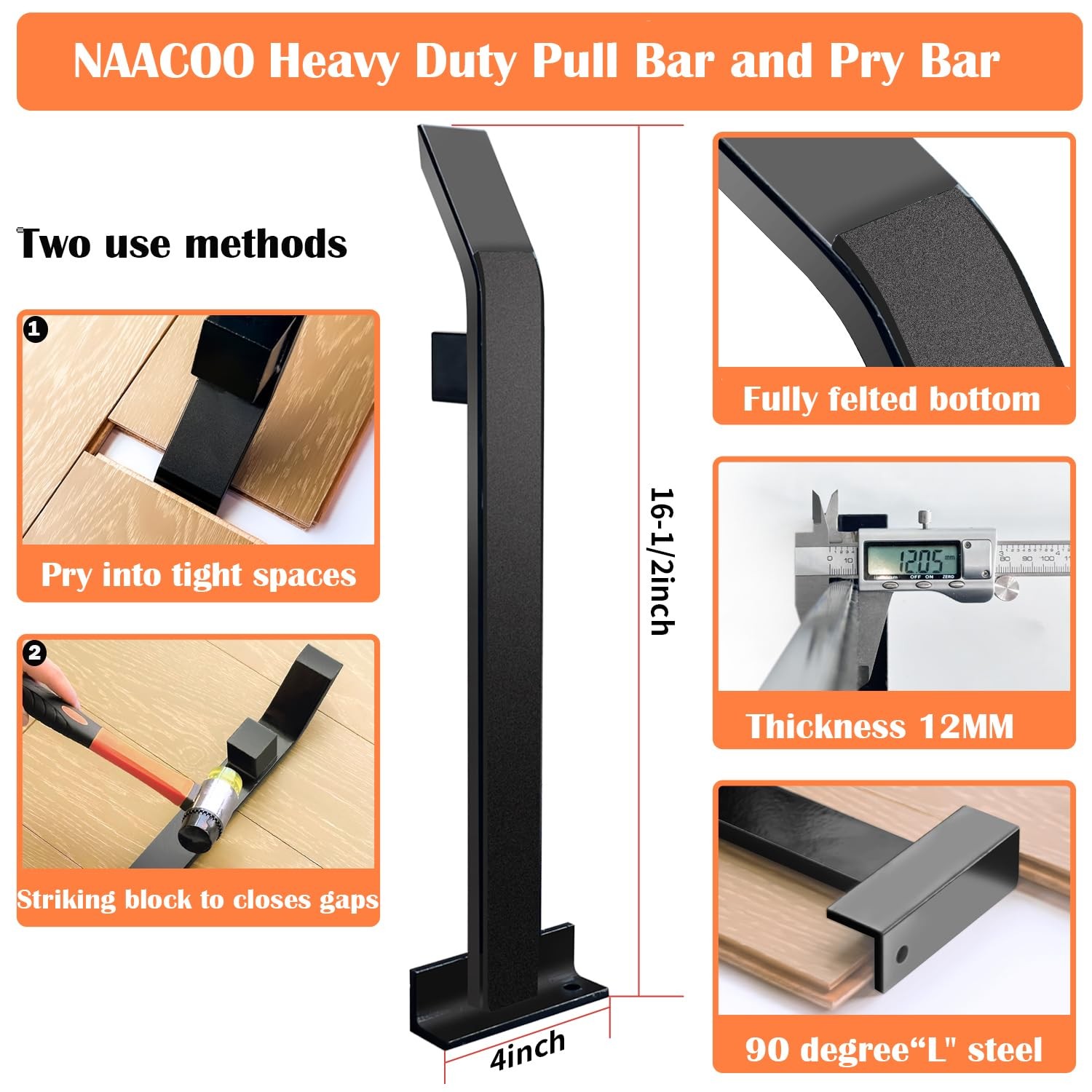 Laminate Vinyl Flooring Tools Heavy Tapping Block Pull Bar 40 Spacers