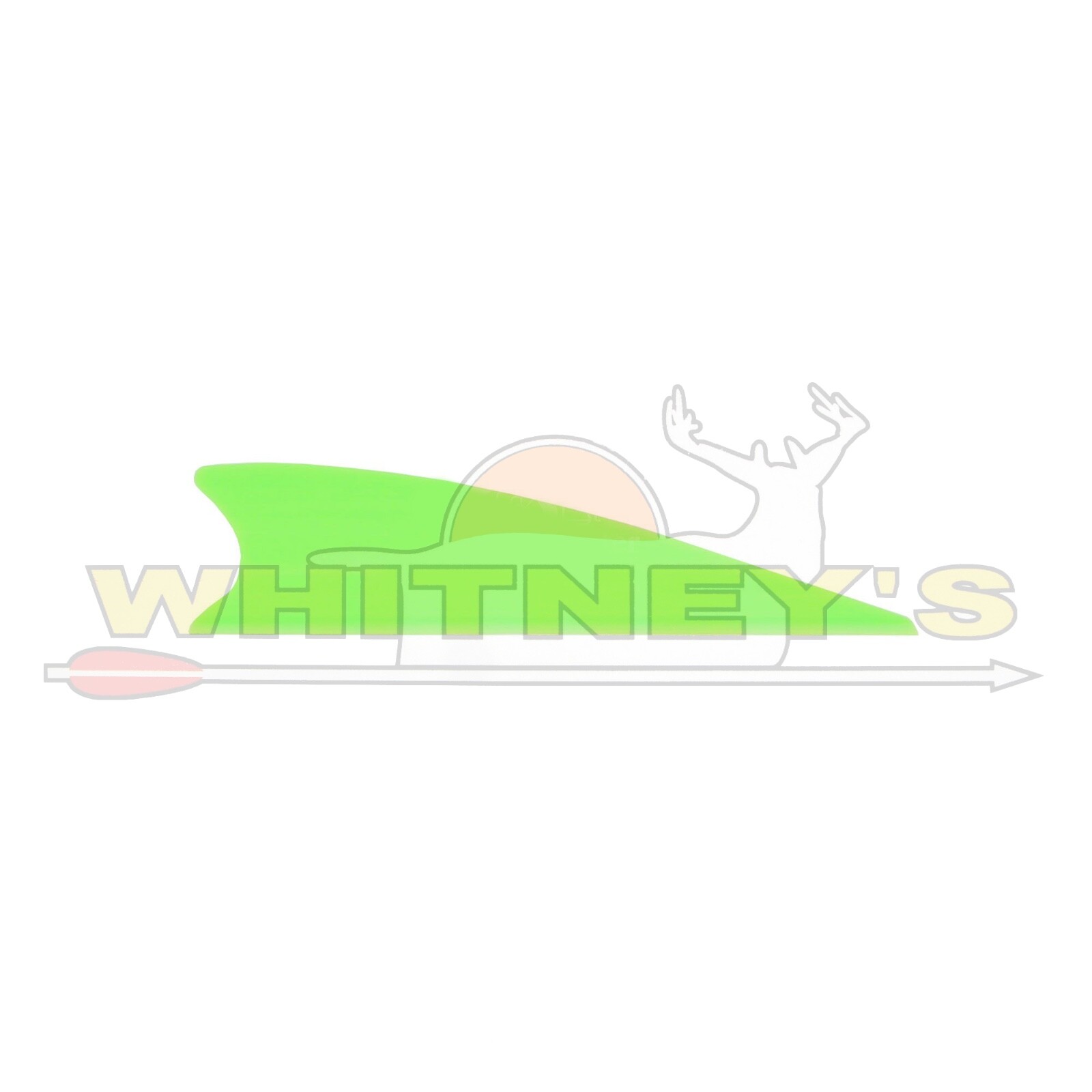 Tac Vanes Matrix Vanes - 2.25" - Neon Green - 36pk - 1063