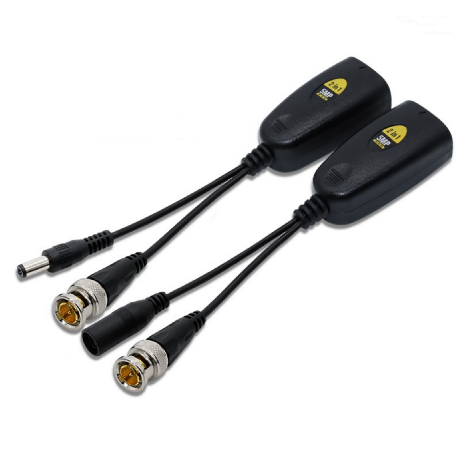 Thunder-Proof Level 3 BNC To POE Adapter Balun Connector For Surveillance